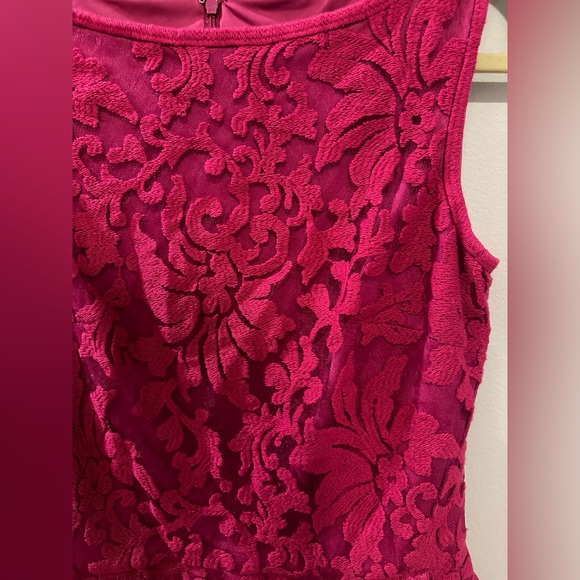 Tadashi Shoji Peplum Lace Dress - Picture 4 of 6